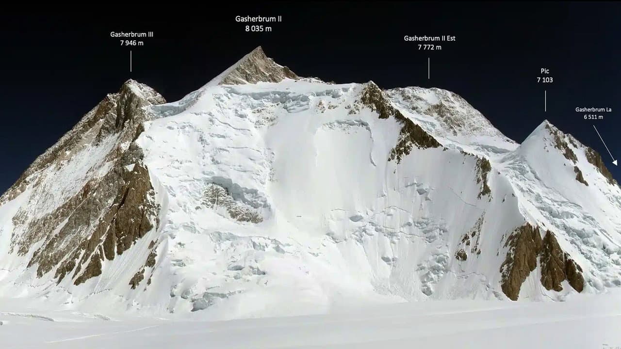 Lyon Premier 8000, Au Gasherbrum II - 8035m