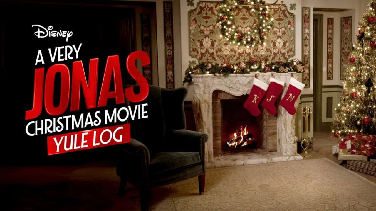 A Very Jonas Christmas Movie Yule Log