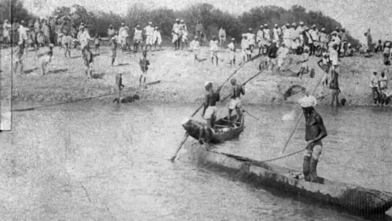 A Fishing Party With the Maharajah of Kapurthala, India