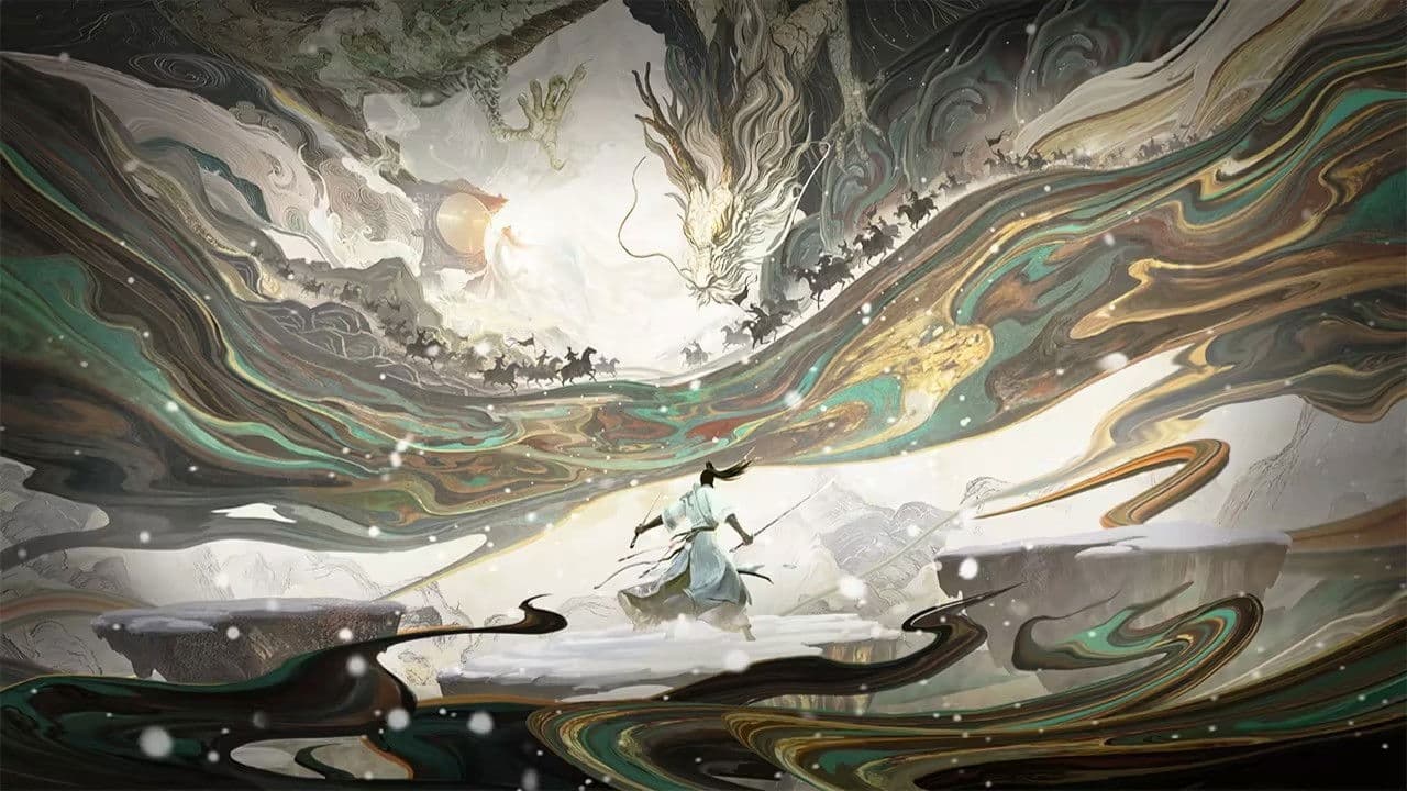 Fierce Sabre in the Snow