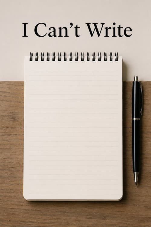 I Can't Write